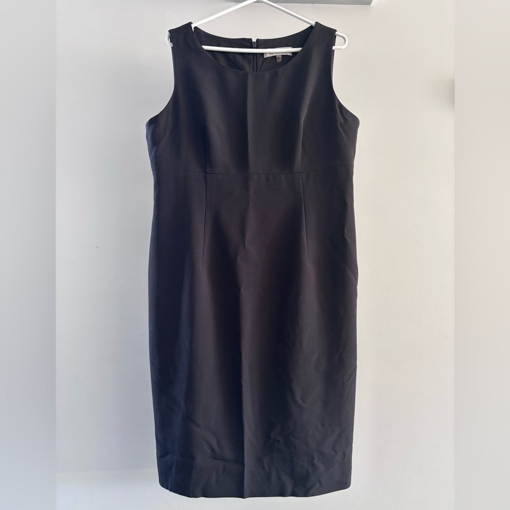 Kasper Classic Black Midi Dress